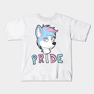 Trans Pride - Furry Mascot Kids T-Shirt